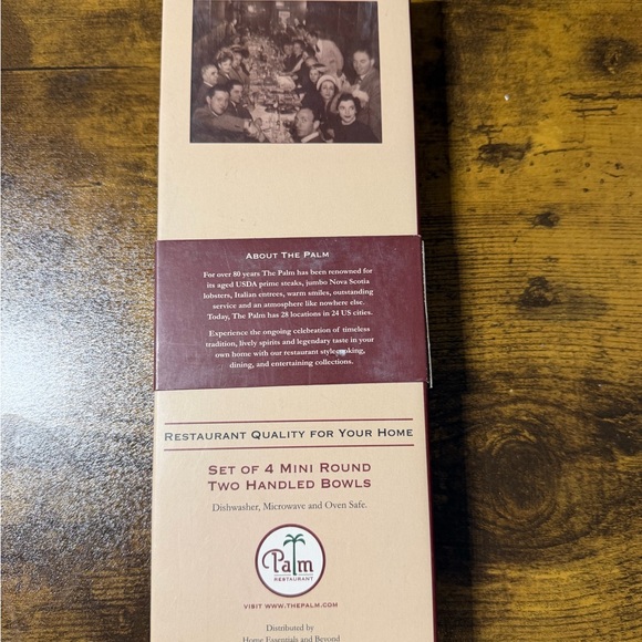 Handled Round Mini Bowls. Package of 4. NEW - Picture 3 of 4